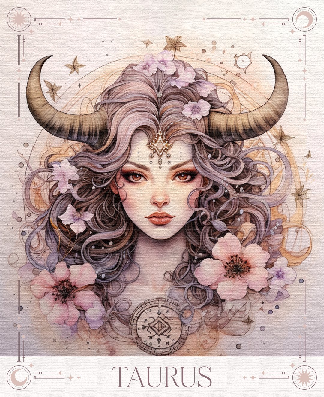 Taurus zodiac sign tarot illustration, weekly tarot prediction