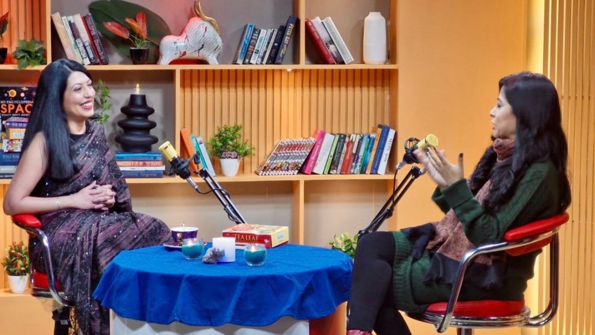 Maanya Kohli during a Tarot media interview